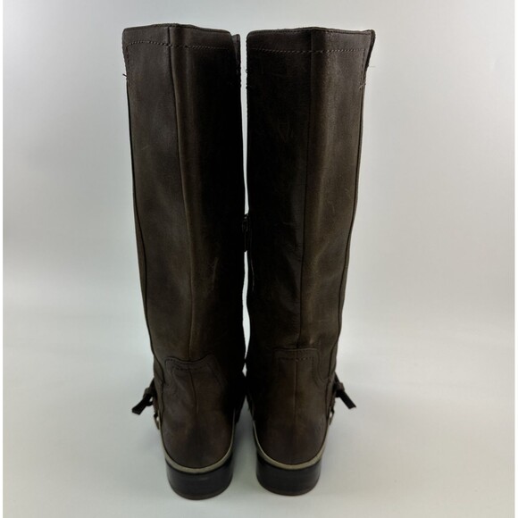 UGG Channing II Boot Dark Brown Leather Pull On 1004509 Equestrian Womens 9.5 - Picture 5 of 16